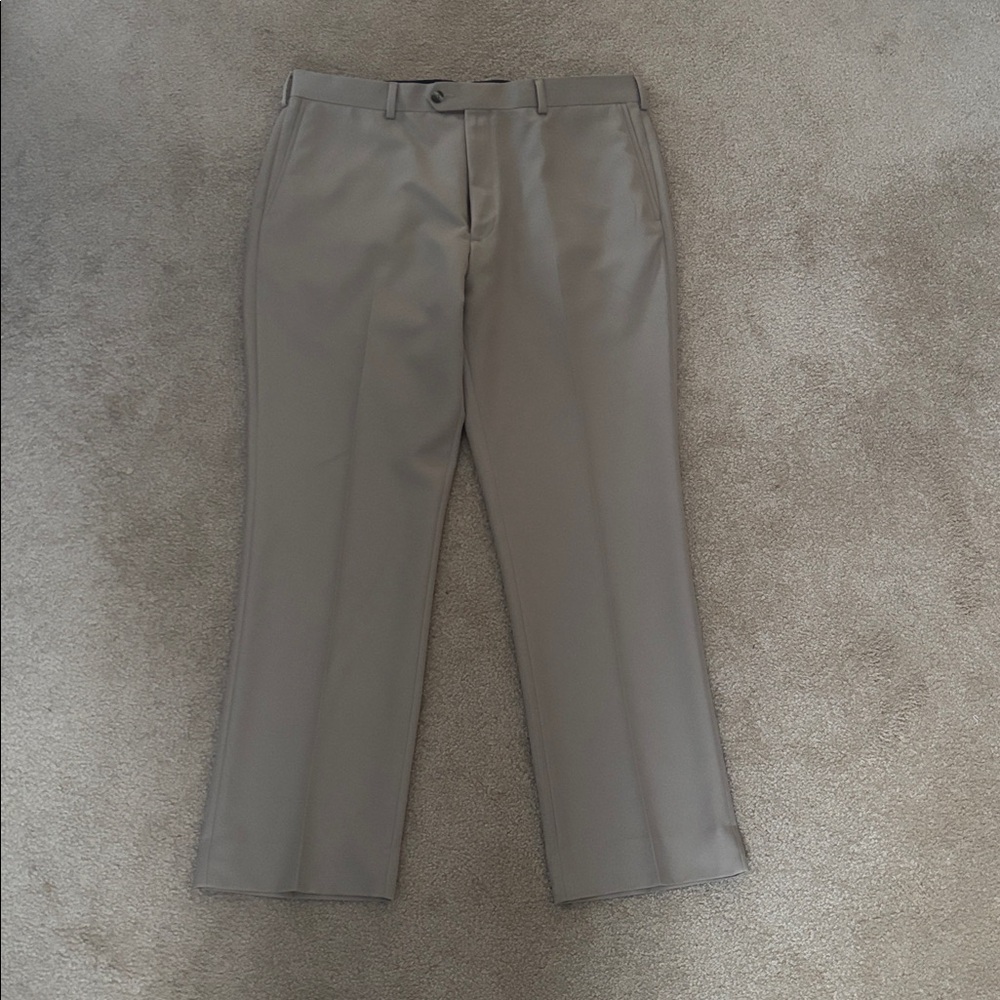 travelSMART by Roundtree & Yorke Black Lined Pants (36x30)